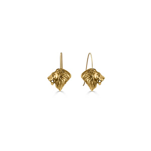 Lion's Pride Gold Earrings (A2713)